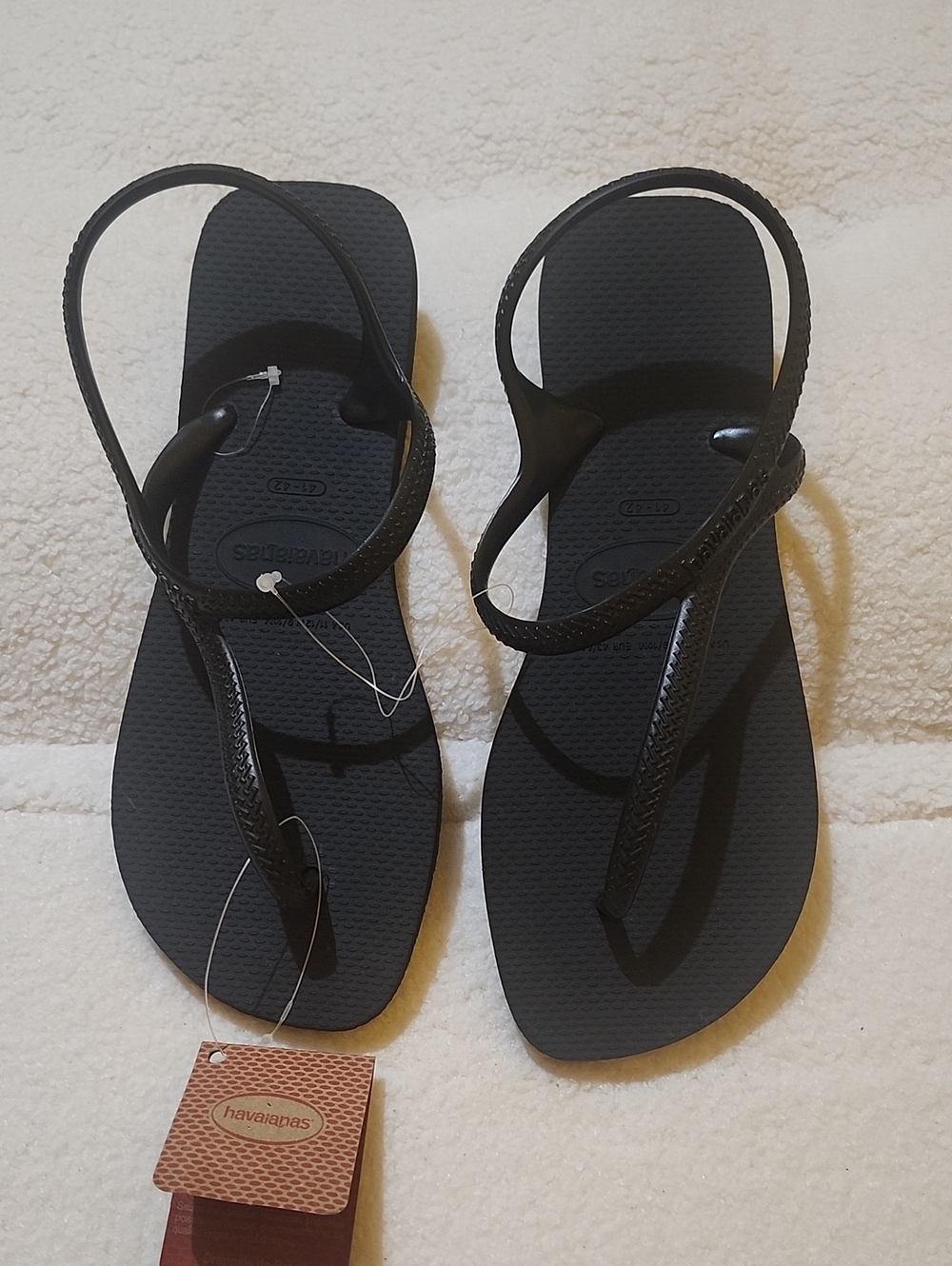 Havaianas Women’s Black Slim Ankle-Strap Sandals